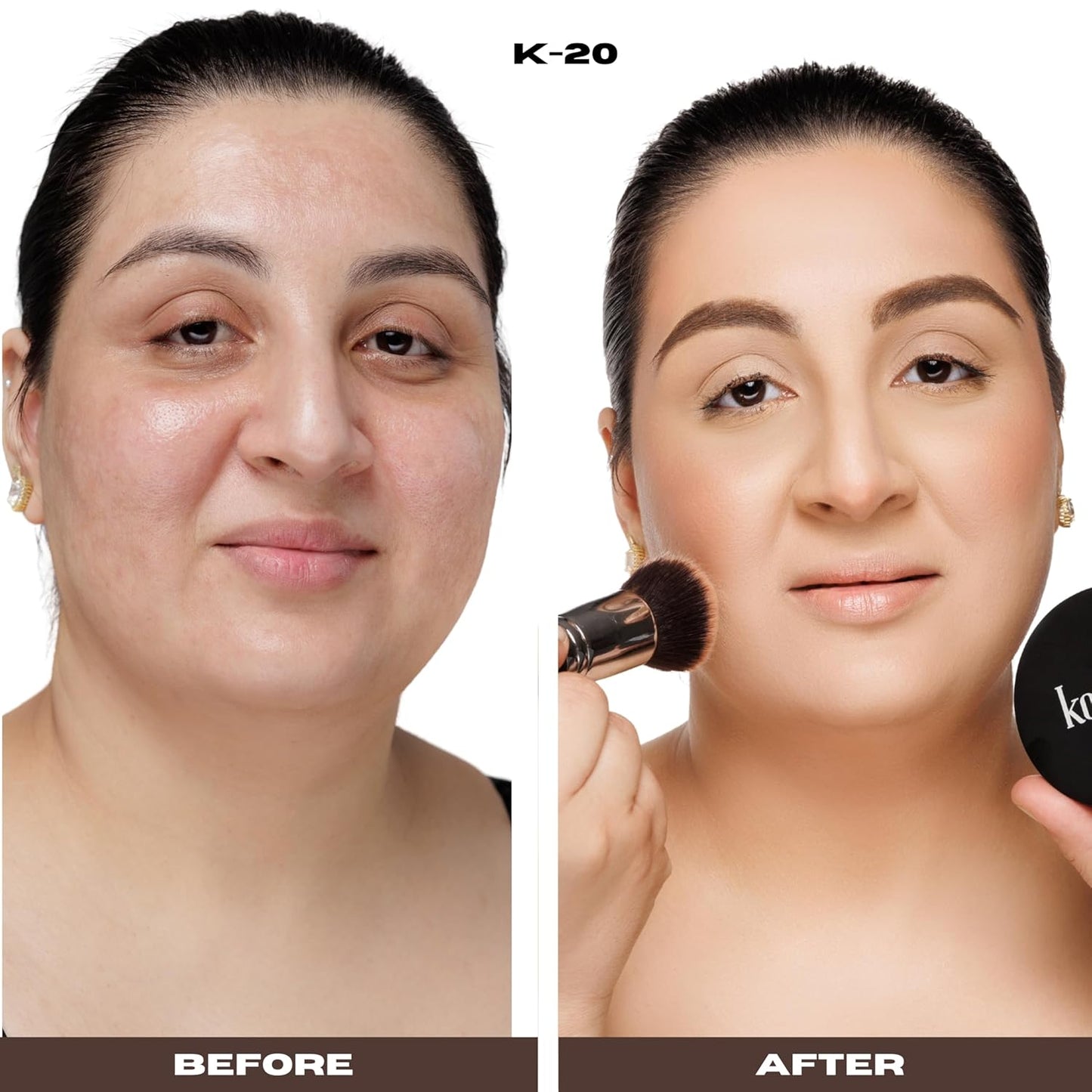 Koschiq Soft Matte Powder + Foundation – 2-in-1 Compact with Oil Control & Blurring Effect | 24hrs stay Longwear, Buildable Matte Finish | k-20. Fair with neutral undertones