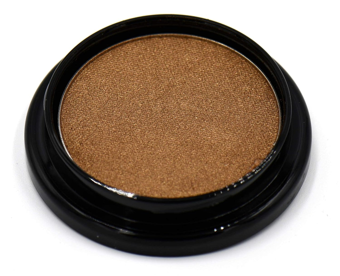 Antique Gold Carmel Bronze Shimmer Pressed Powder Single Vegan Eyeshadow; Talc, Paraben & Cruelty Free