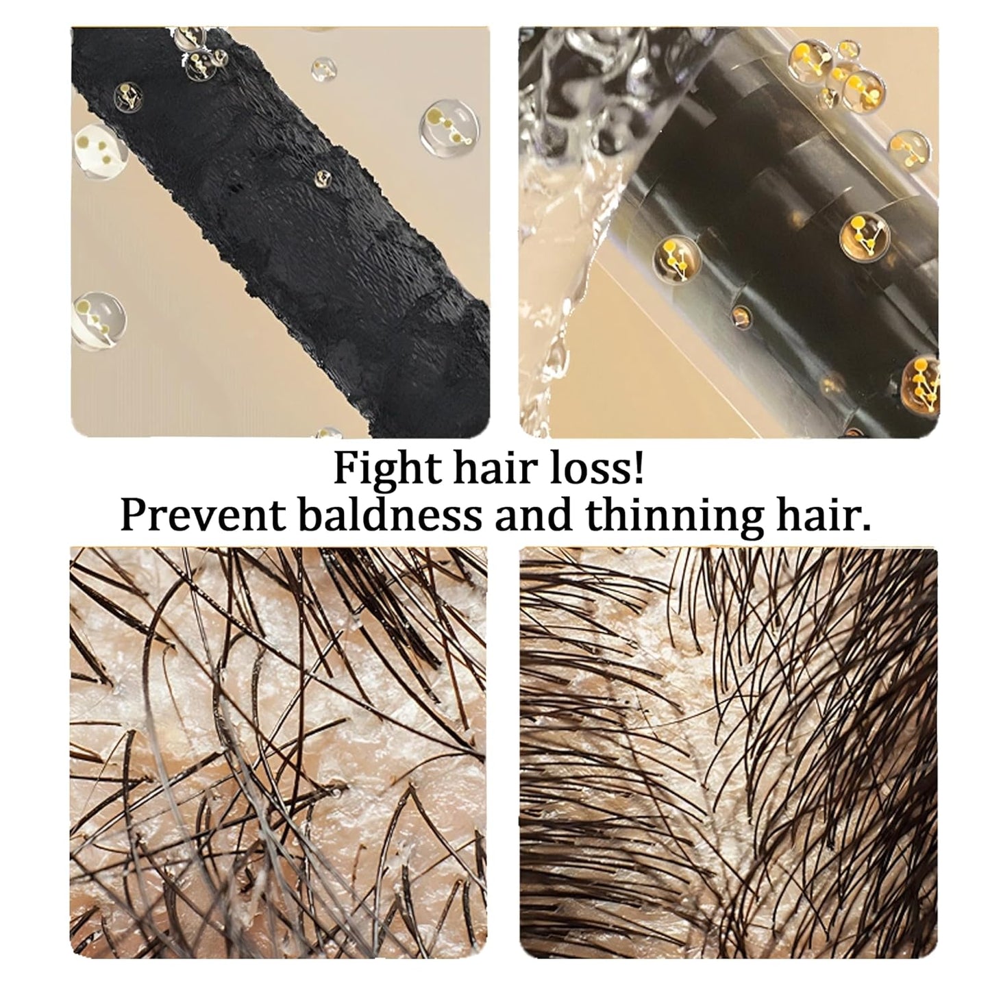 Dr.Healdy Batana Oil Shampoo for Hair Growth, Against Hair Loss & Moisturizes, Reduces Breakage - Sulfate Free Formula for All Hair Types (6.8 Fl Oz)