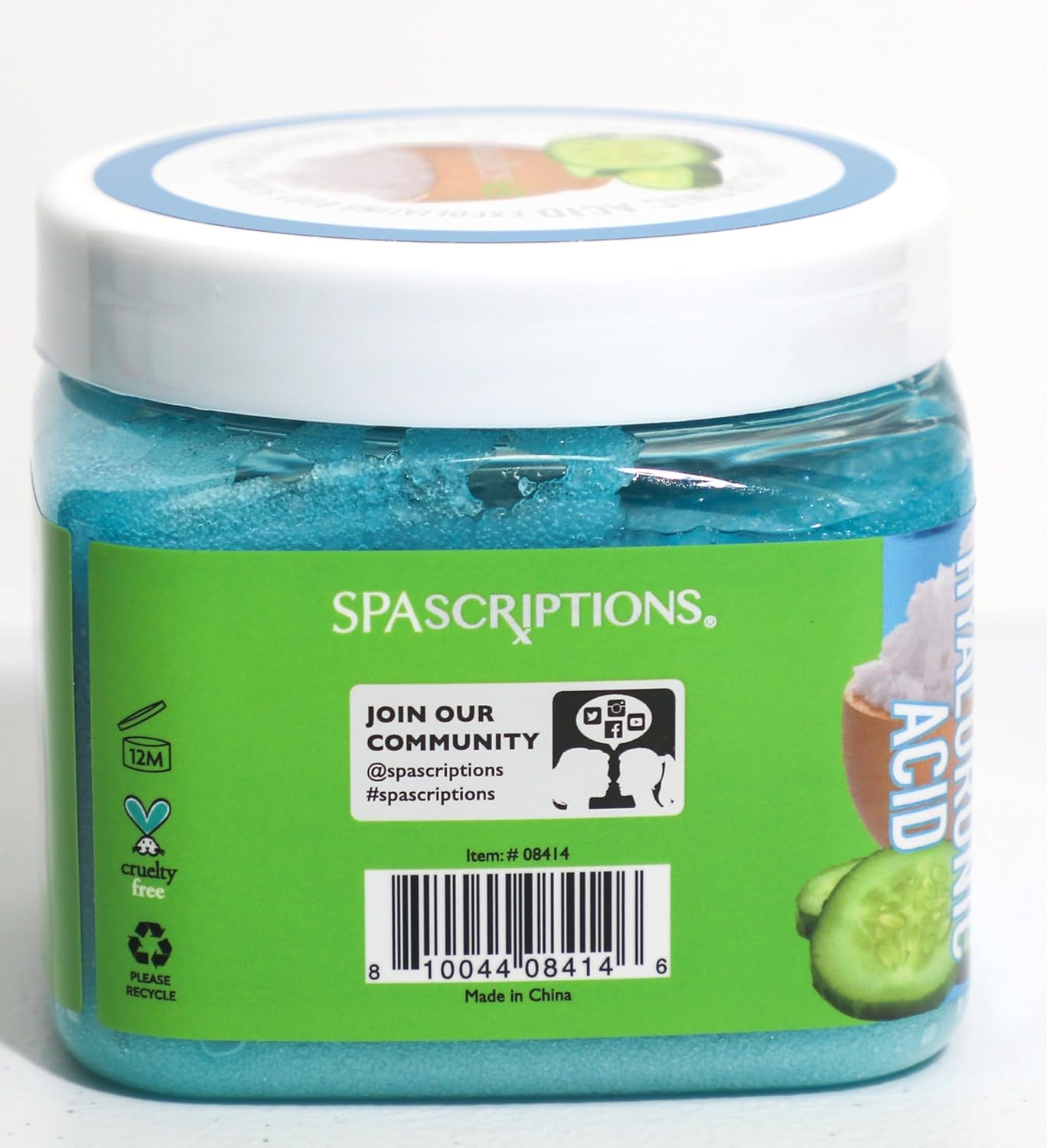Spascriptions Body Scrubs 21 Oz (21 oz, Cucumber)