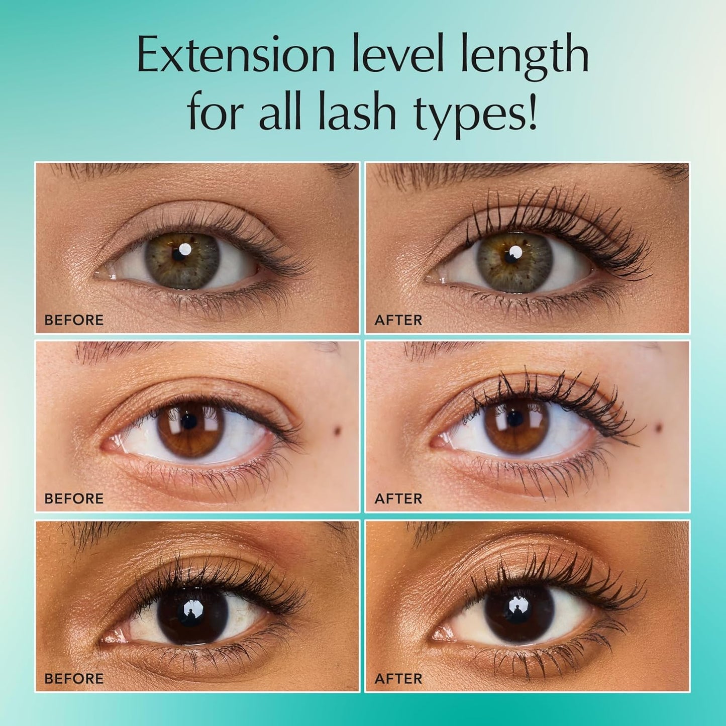 Thrive Causemetics Liquid Lash Extensions Mascara, Tubing Thrive Mascara Lengthening, Volumizing & Curling, Smudge Proof, Washable, No Clumping or Flaking, Vegan & Cruelty Free, Crystal (Brown Black)