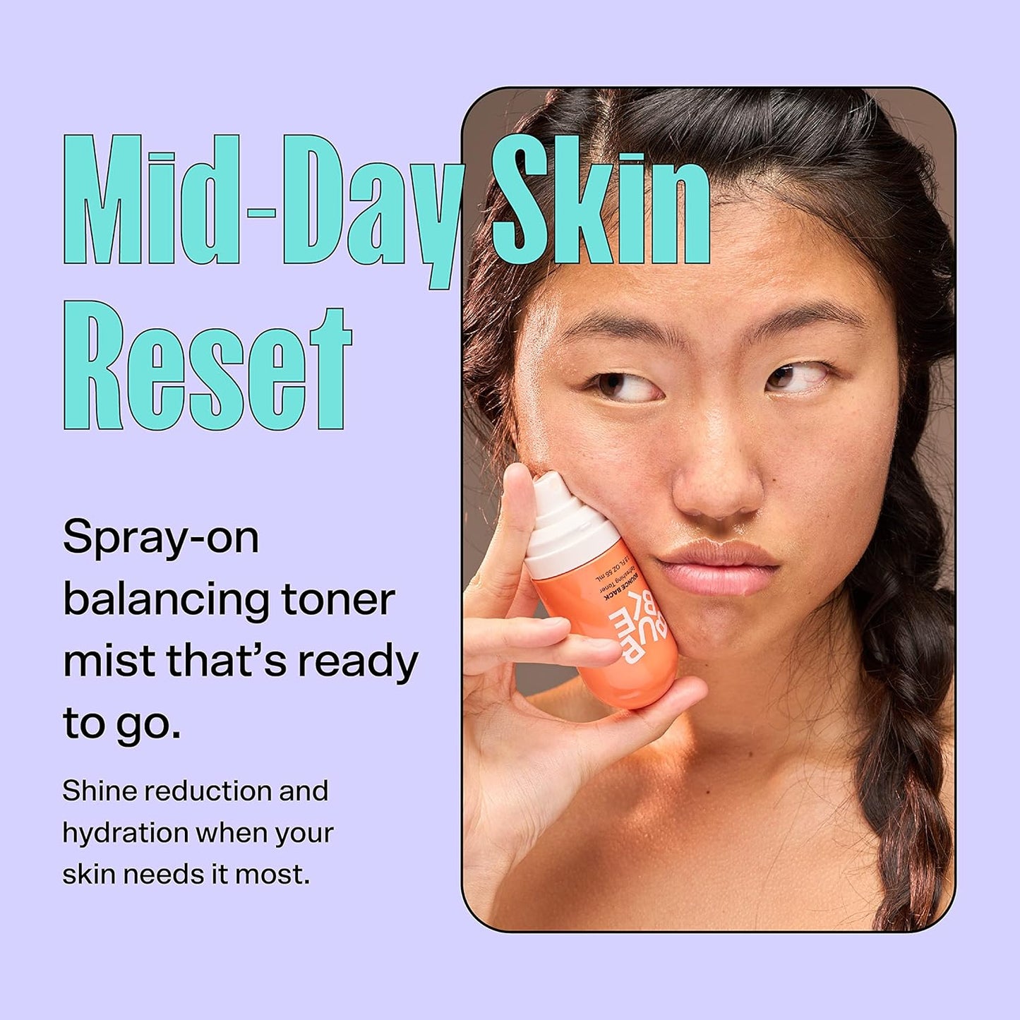 Bubble Skincare Level Up Gel Moisturizer (50ml) + Fresh Start Gel Cleanser (125ml) + Bounce Back Balancing Facial Toner Mist (55ml)