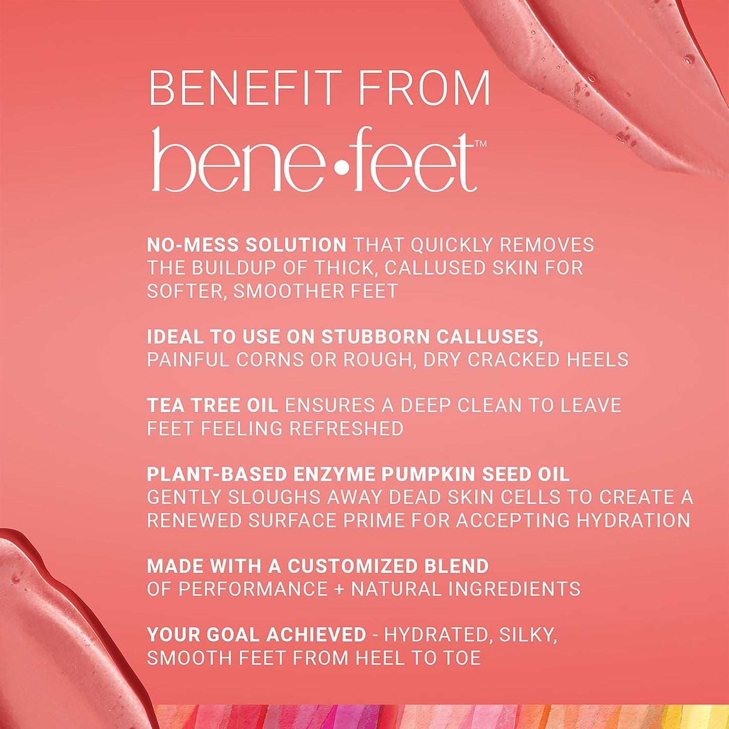 Benefeet Best Foot Forward Peeling Spray - May Help Rejuvenate + Smooth for Cracked Heels, Corns + Calluses Made w/Shea Butter, Apple Cider Vinegar + Tea Tree Oil, 6.7 oz (1 Pack)
