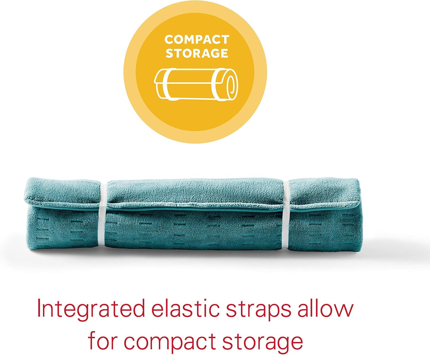 Sunbeam XXL Heating Pad, 20"x 24", For Back, Neck, Shoulder, and Period Cramp Pain Relief, 4 Heat Settings, Auto Shut-Off, Machine-Washable, Gifts For Mom & Wife, FSA/HSA Eligible, Dark Teal