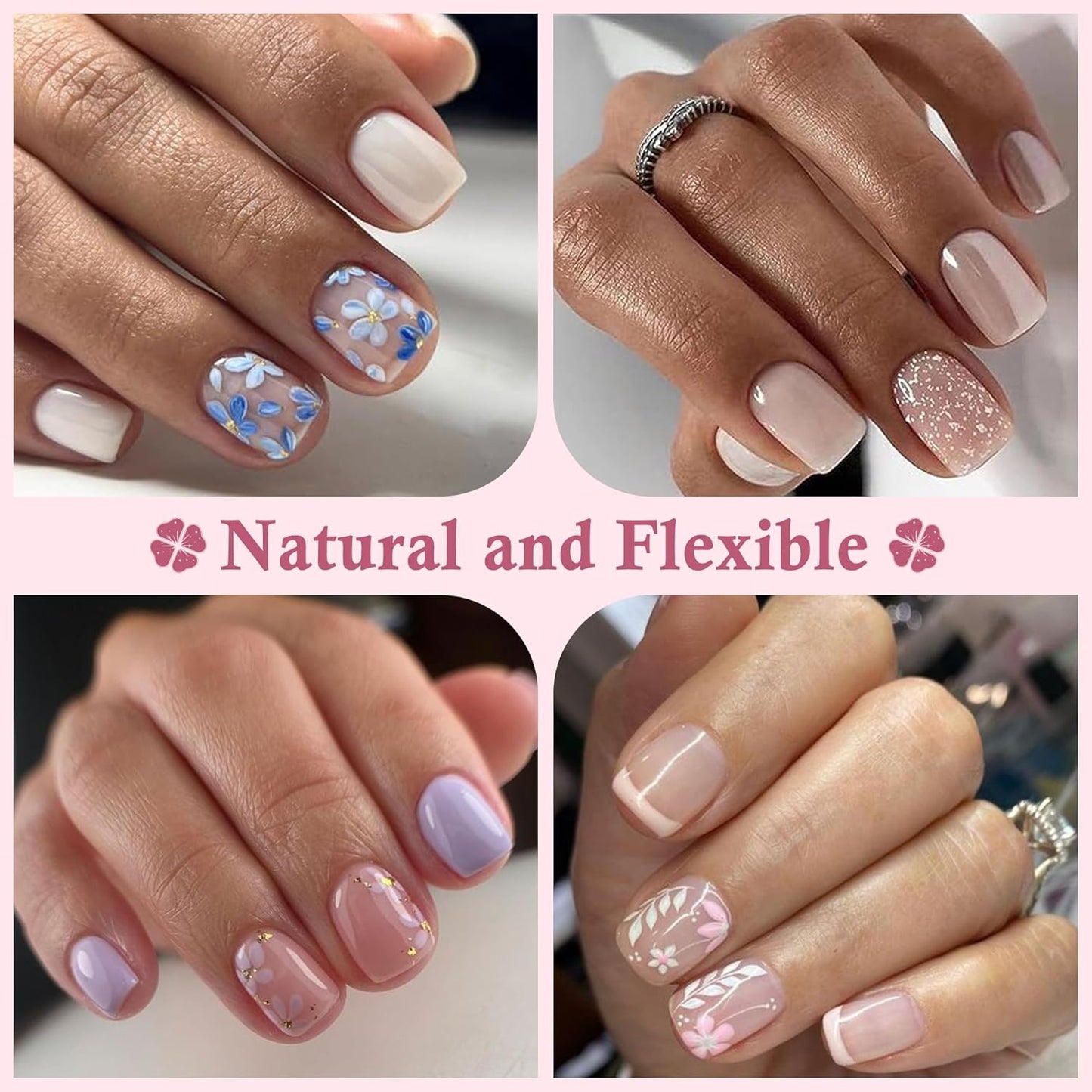 Extra Short Square Nail Tips: XS Short Nail Tips 360PCS Fake Nails 12 Sizes Soft Gel Pre-Shaped Acrylic Clear Square Press on Nails Tips for Nail Extension Home DIY Salon