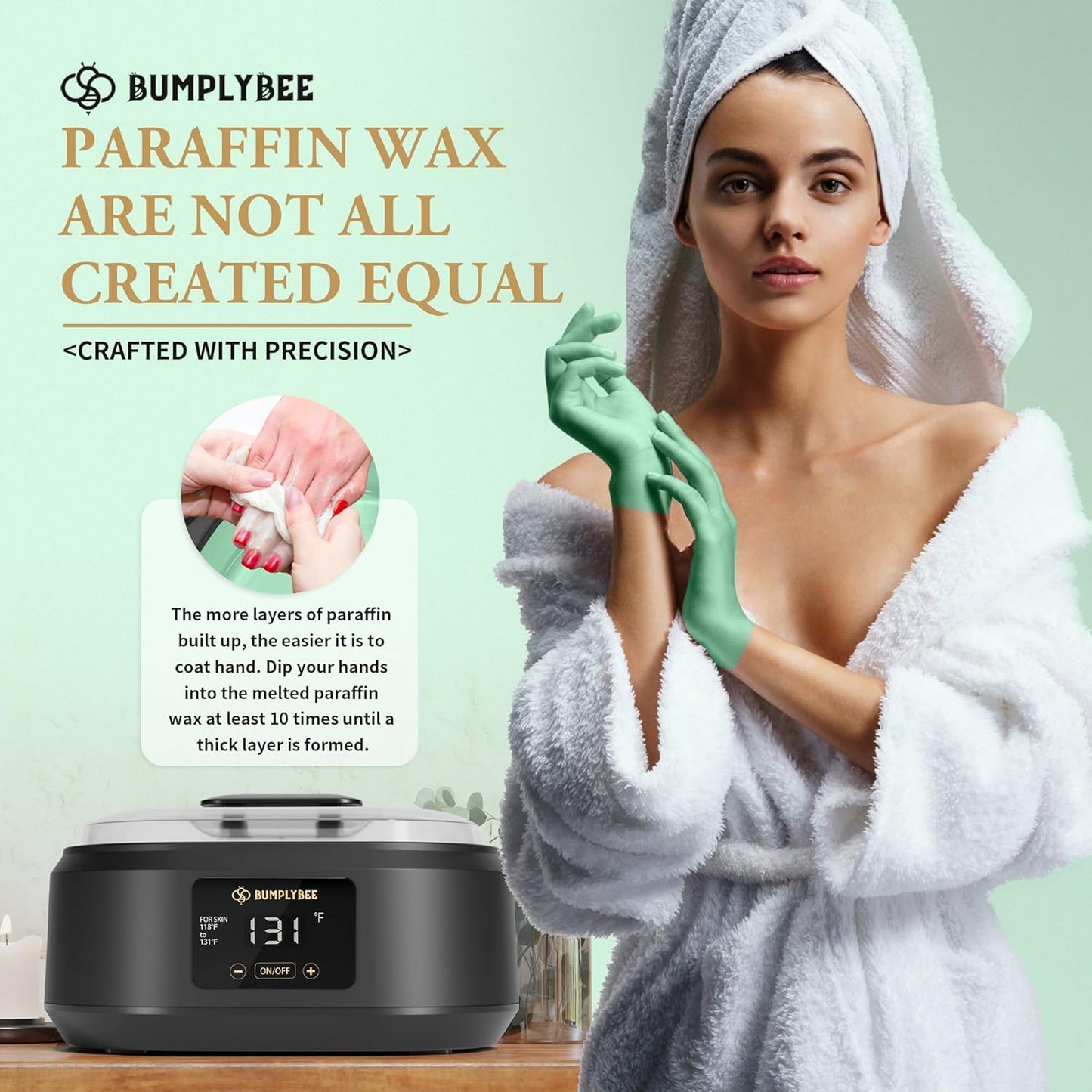 Paraffin Wax for Hand and Feet, 10 Pack Aloe Vera Paraffin Wax Refills for Paraffin Wax Machine, Hand Wax Paraffin Wax Bath, Foot Wax Paraffin Bath, Moisturizing Hands Feet, Deep Hydration