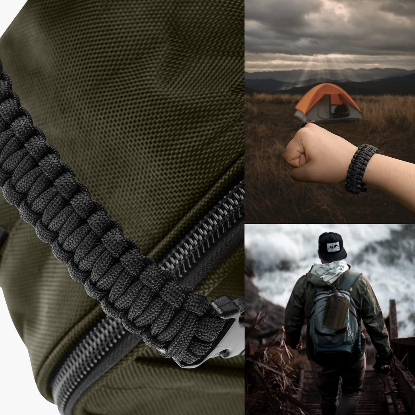 Fitdom Tactical Toiletry Bag Dopp Kit Case For Men. Perfect For Travel & Storage. Fits Large & Small Cosmetic Makeup, Clipper, Toothbrush, Shower, Shaving & Grooming Care. Best Overnight Organizer