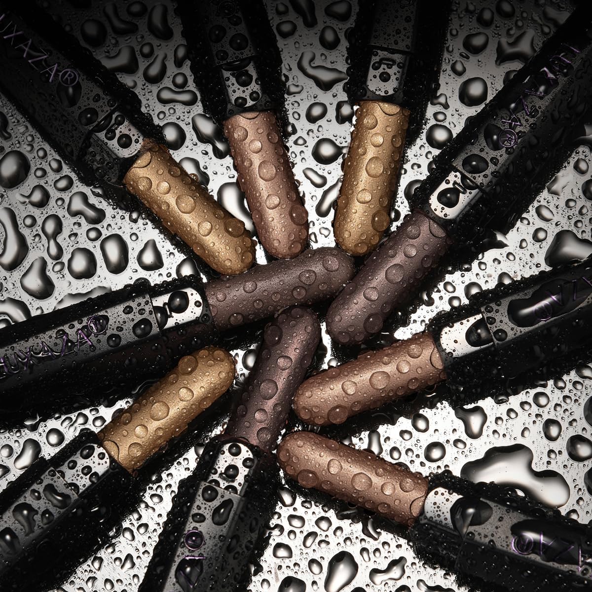 Classic 3PCS Neutral Eyeshadow Stick Makeup Set, Metallic Shimmer Matte Cream Eye Shadow Eyeliner Brightener Pencil Crayon - Golden Glow