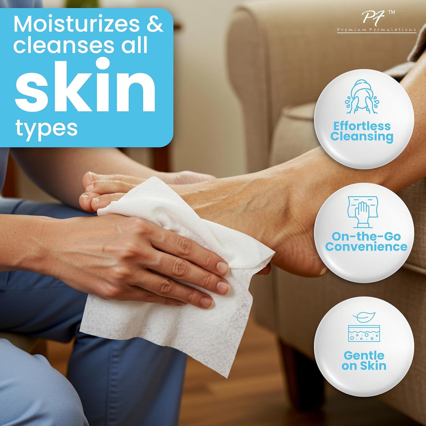 XL Adult Wipes – (12 Packs x 56 Wipes = 672 Wipes) High Traction, Uber Thick & Extra Large Wash Cloths | Bulk Disposable Incontinence Wipes with Aloe for Elderly Care & Hygiene