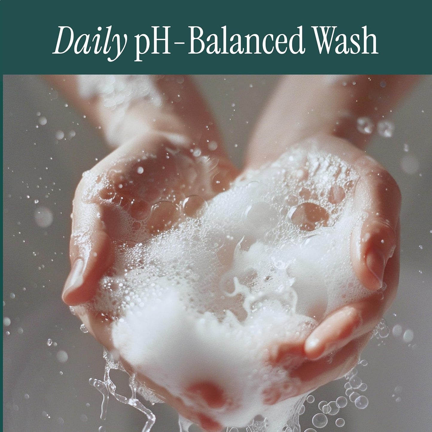 pH-D Feminine Health - Boric Acid Foam Wash - pH-Balanced, Paraben-Free, and Plant-based (Sensitive, 6 Fl Oz (Pack of 1))