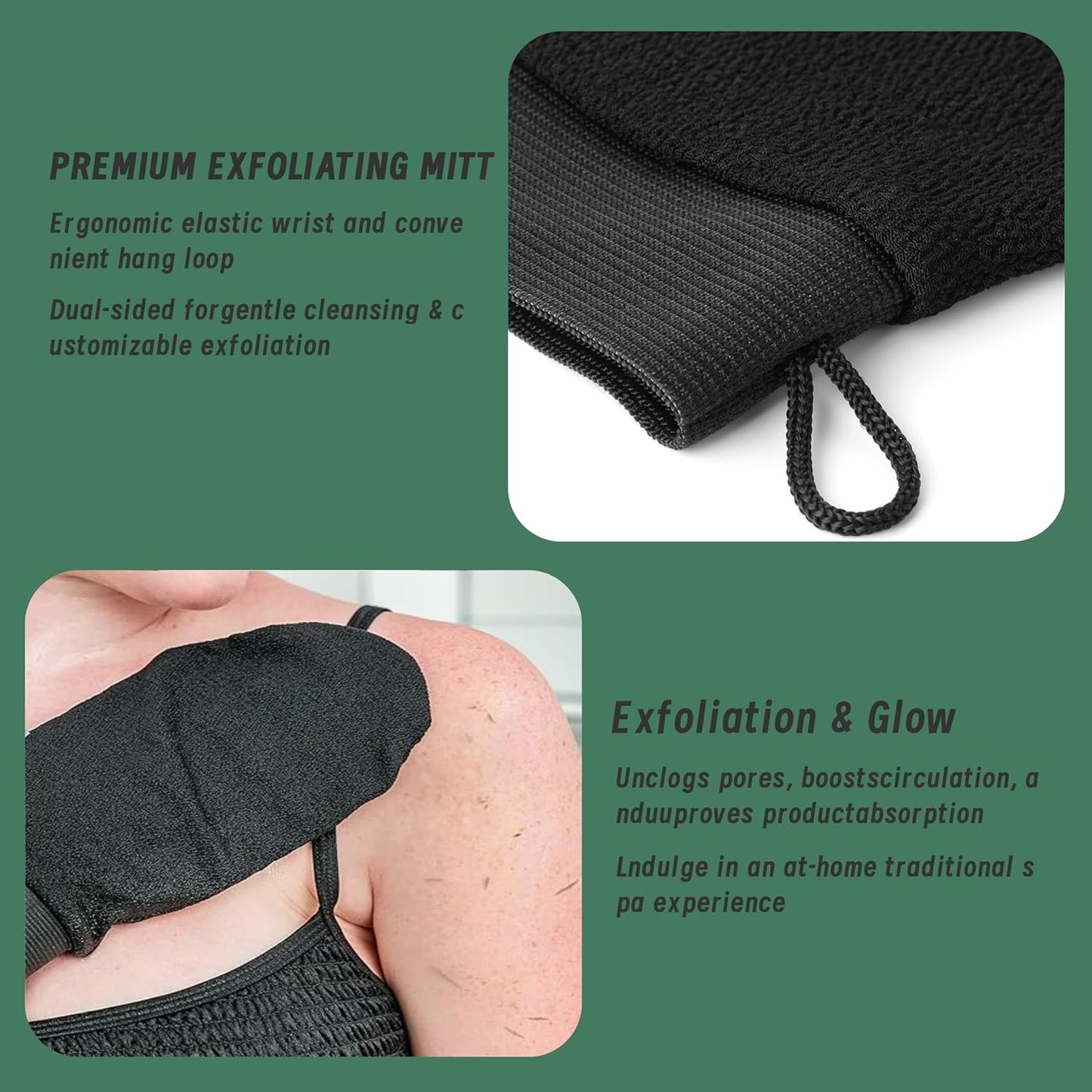 Avocado Body Scrub Gift Set - 35 Packets & 2 Pcs Exfoliating Gloves,Exfoliating & Moisturizing Sugar Scrub for Face & Body, Self Care Gifts for Women