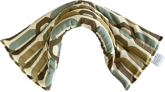 Microwavable Heating Pad for Back Pain, Cramps, Arthritis Relief, Heat Pad with Moist Heat Therapy - Hot Heated Pad Flaxseed, Cherry Pit, Herbs Comforting Aromatherapy, Made in USA, Large