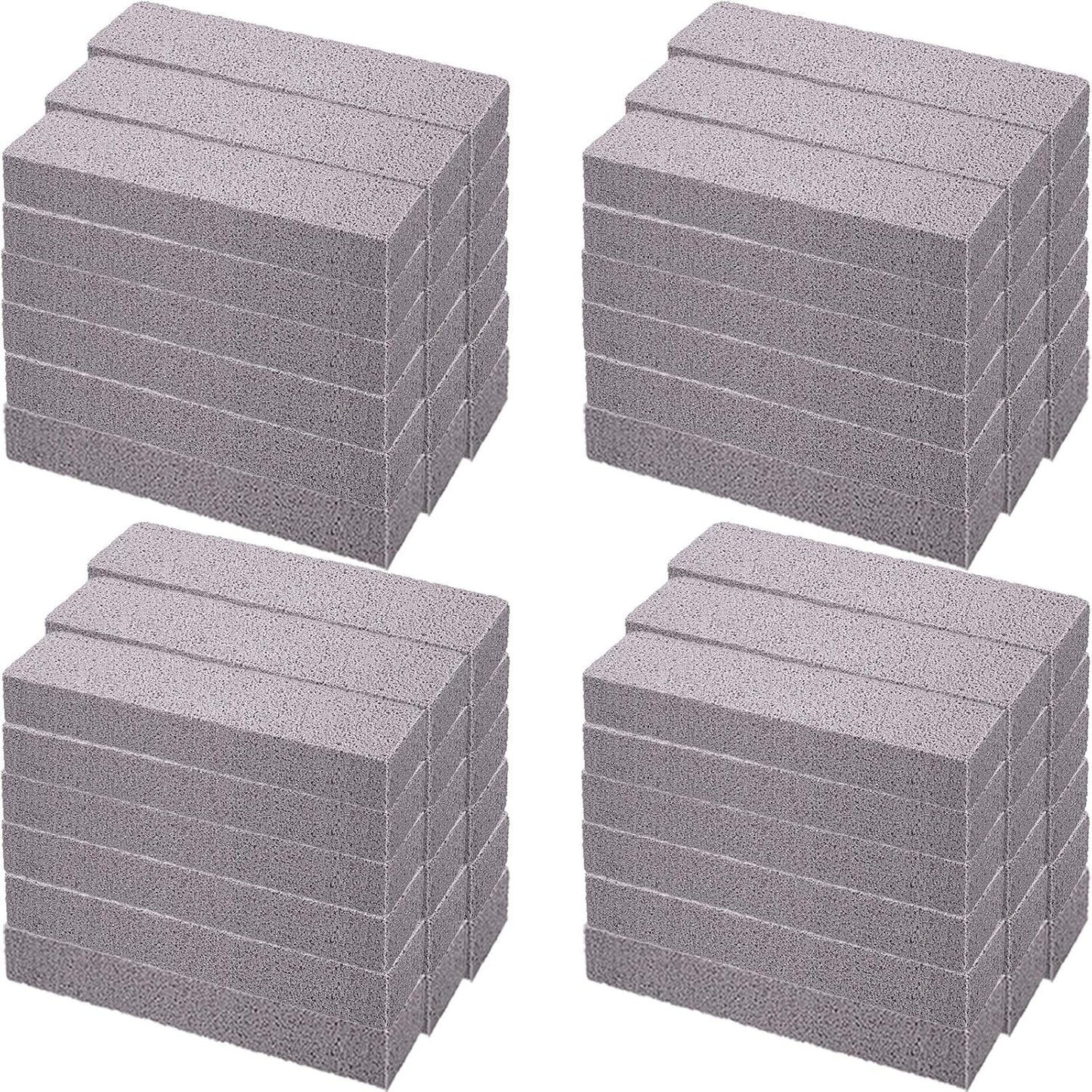 Chinco 72 Pack Pumice Stick for Cheaning, Pumice Scouring Stone Pad Removing Stain Grime Without Leaving Scratches for Kitchen Oven Stove Home Bathroom Toilet Pool House Cleaning Supplies