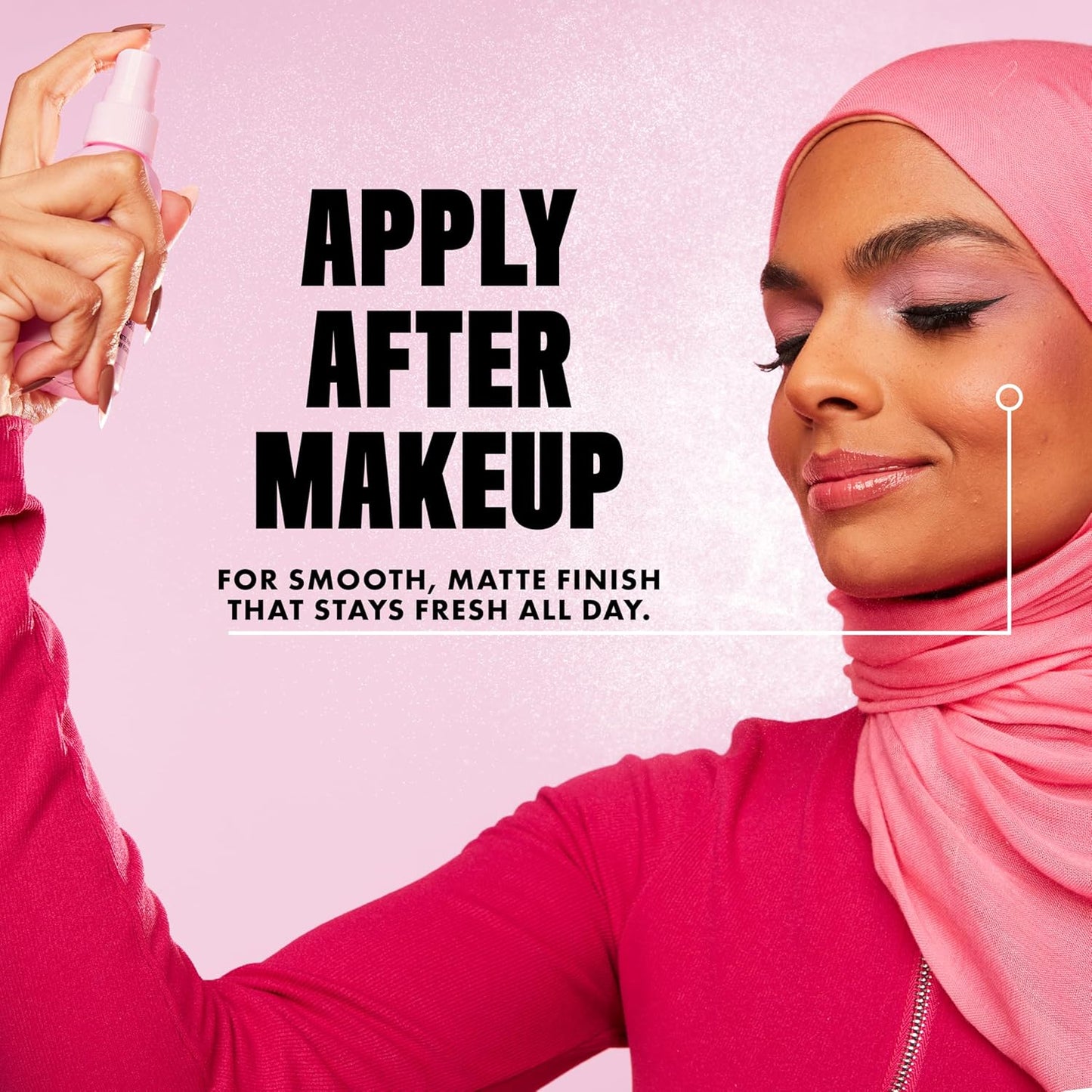 NYX PROFESSIONAL MAKEUP Marshmellow Makeup Setting Spray, Matte Setting Spray Mist for 16HR Make Up Wear - Long-Lasting, Vegan Formula