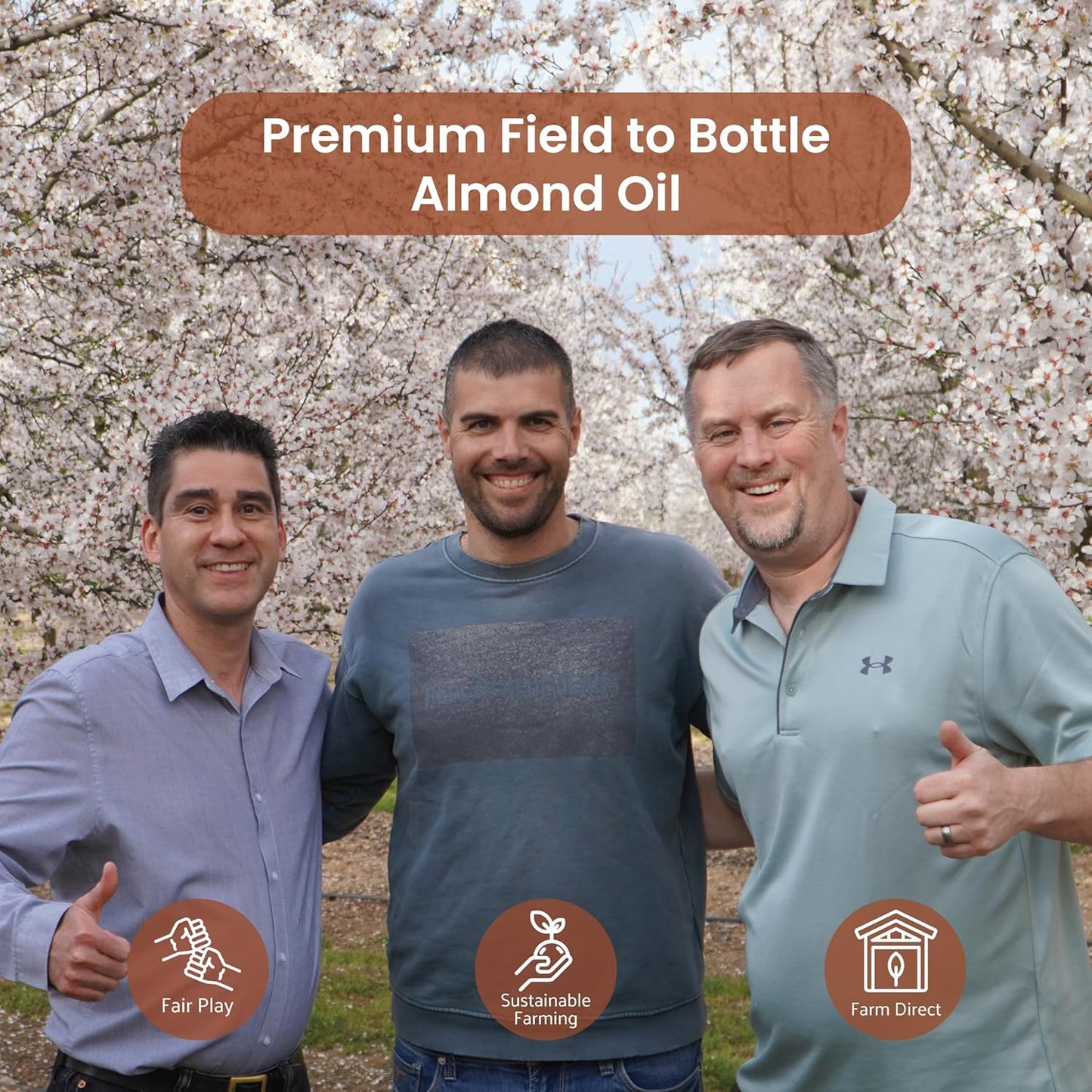 Sweet Almond Oil (16 oz) - for Skin and Hair - Carrier Oil for Essential Oils Mixing - From EIR Oils' Farm in Mallorca, Spain - 2 Packs