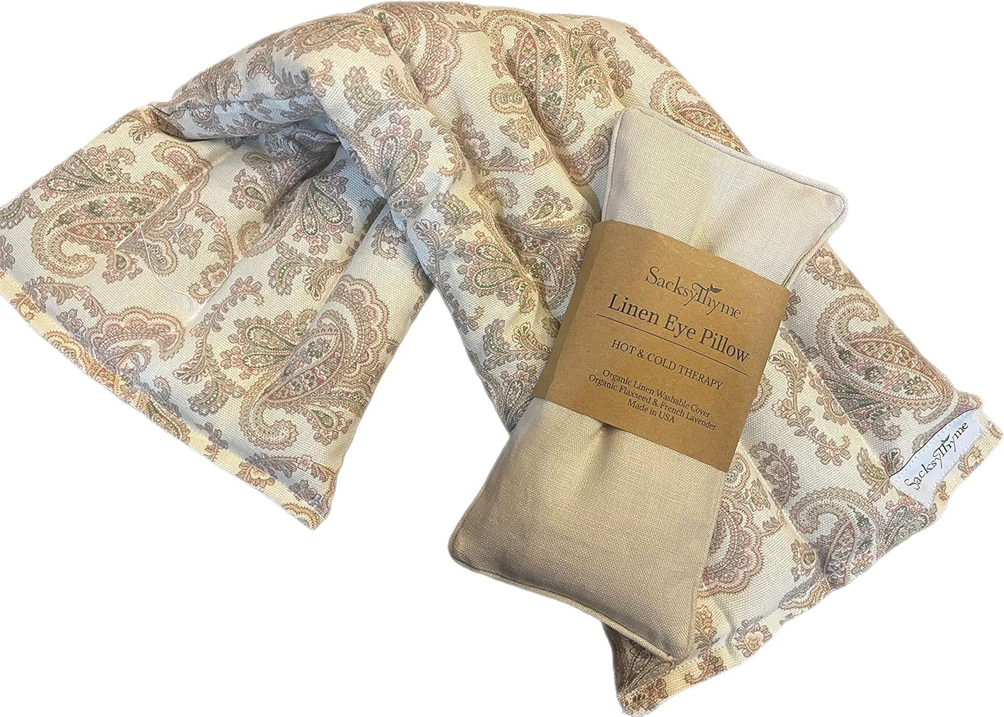 Microwavable Heating Pad for Back Pain, Cramps, Arthritis Relief, Heat Pad with Moist Heat Therapy - Hot Heated Pad Flaxseed, Cherry Pit, Herbs Comforting Aromatherapy, Made in USA, Large