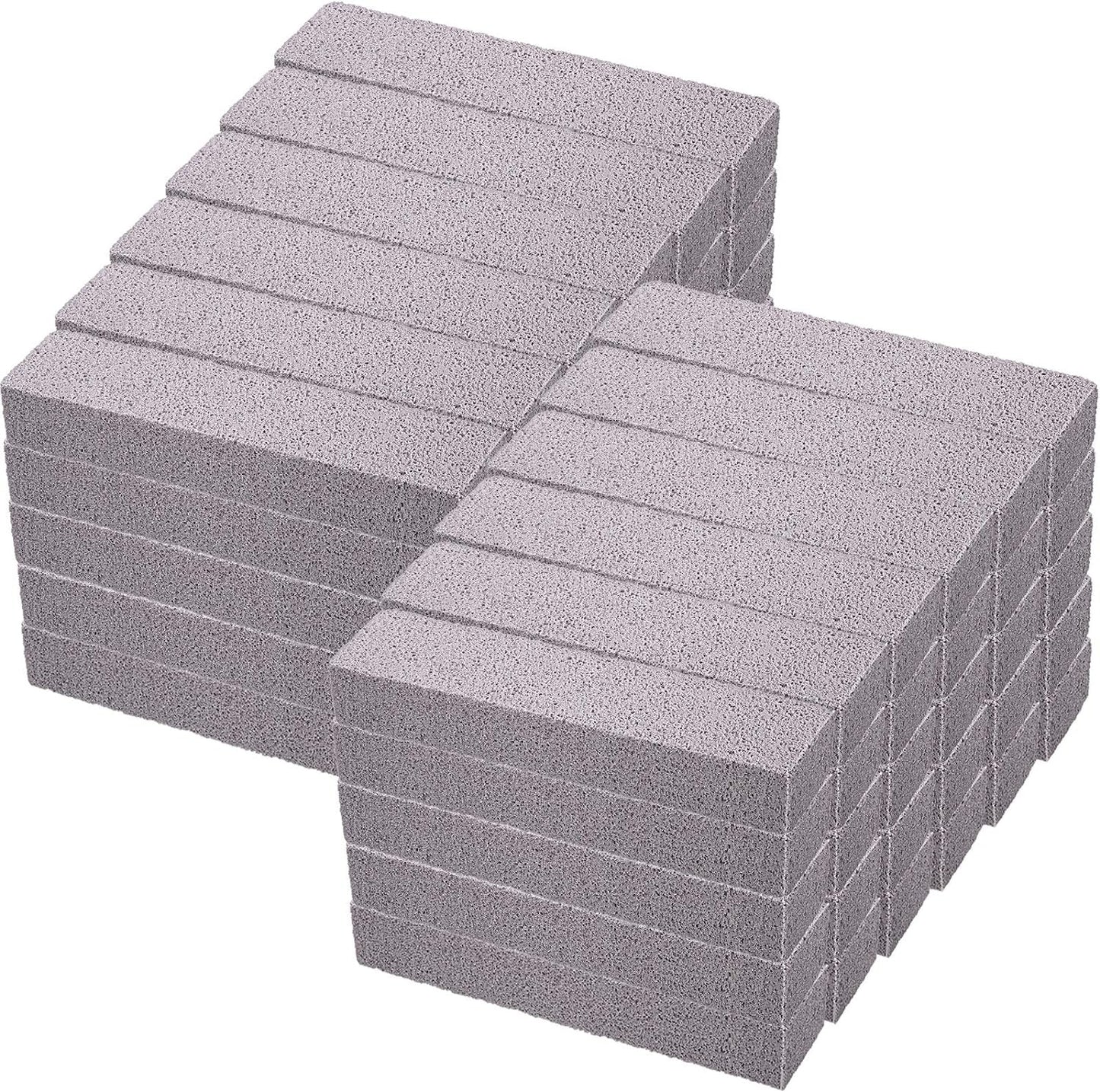 Chengu 60 Pieces Pumice Stone for Cleaning, Pumice Scouring Pad Bulk, Hard Water Stain Remover, Cleaning Stones for Toilet, Bowl, Pool, Tile, Grill, Oven, Bath, Household, Kitchen, 5. 9 x 1. 4 x 0. 9