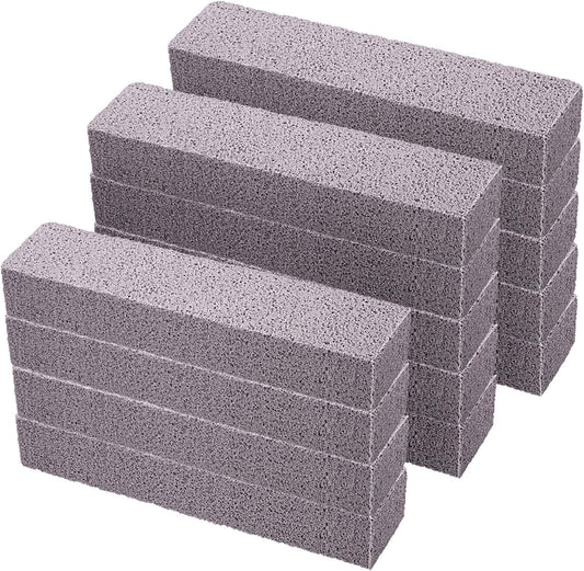 Chinco 14 Packs Pumice Stick for Cheaning, Pumice Scouring Stone Pad Removing Stain Grime Without Leaving Scratches for Kitchen Oven Stove Home Bathroom Toilet Pool House Cleaning Supplies