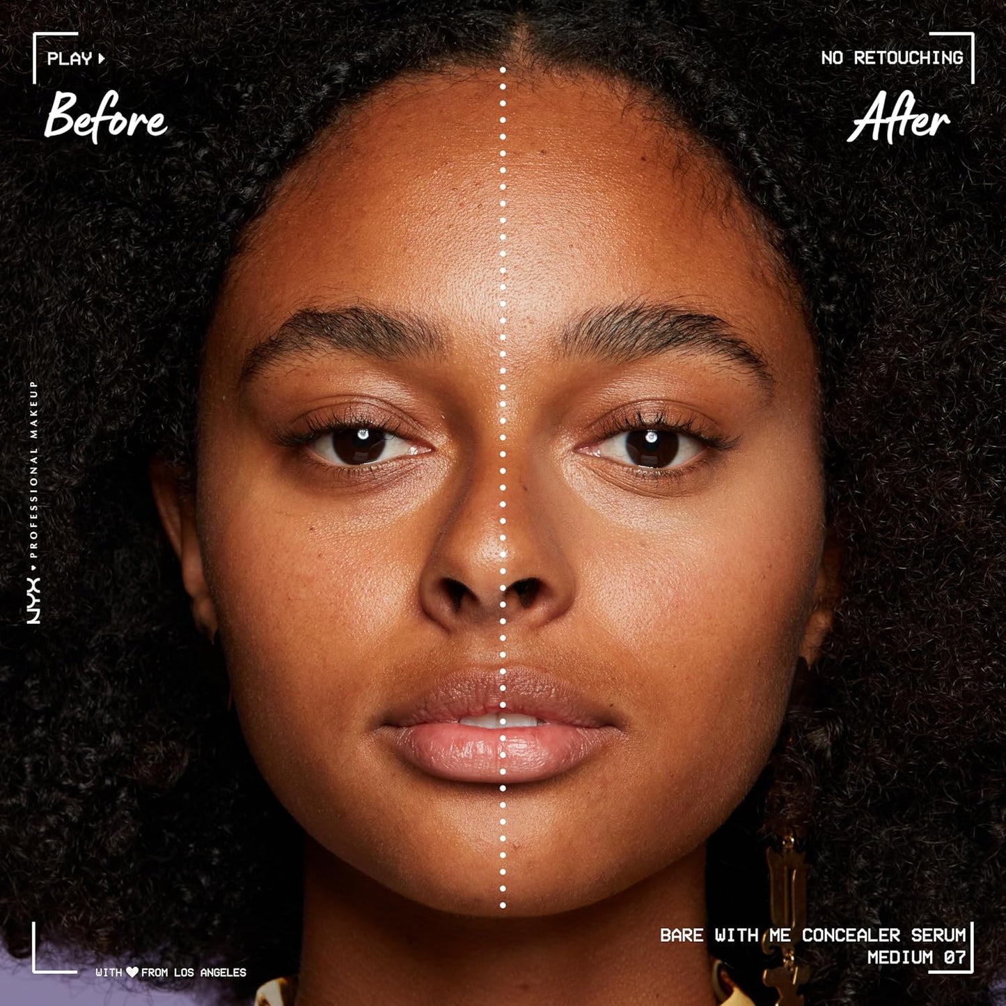 NYX PROFESSIONAL MAKEUP Bare With Me Concealer Serum, Concealer Makeup For Up To 24Hr Hydration - Medium