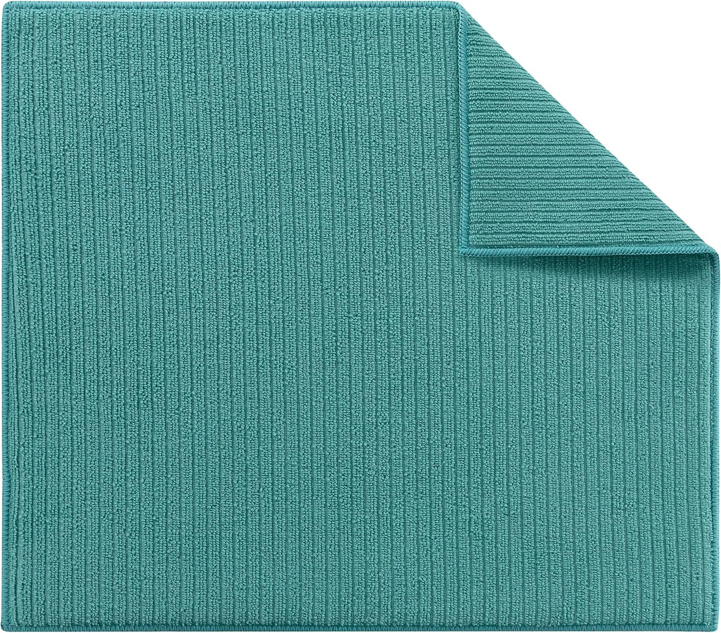 Absorbent, Reversible Microfiber Dish Drying Mat for Kitchen, 16 Inch x 18 Inch